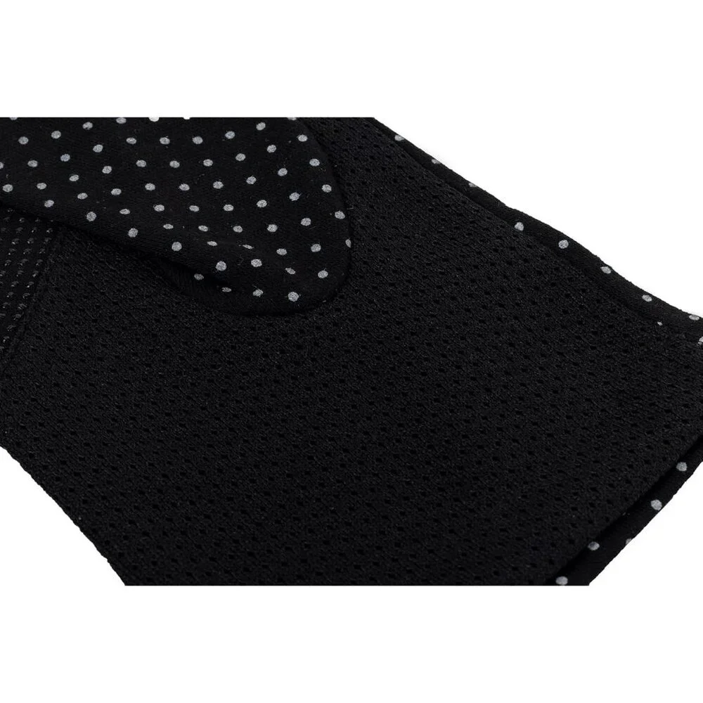 Women's Protection Outdoor Driving Fingerless Black Fingerless GSilicone Print